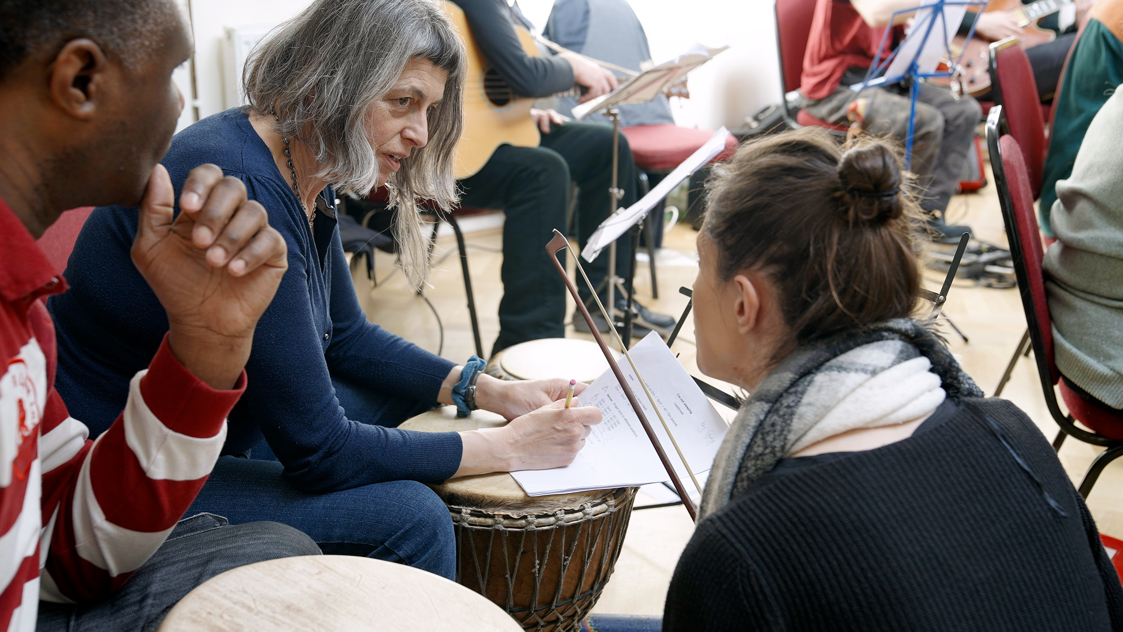 Music-making project in Merriott for adults facing mental health challenges