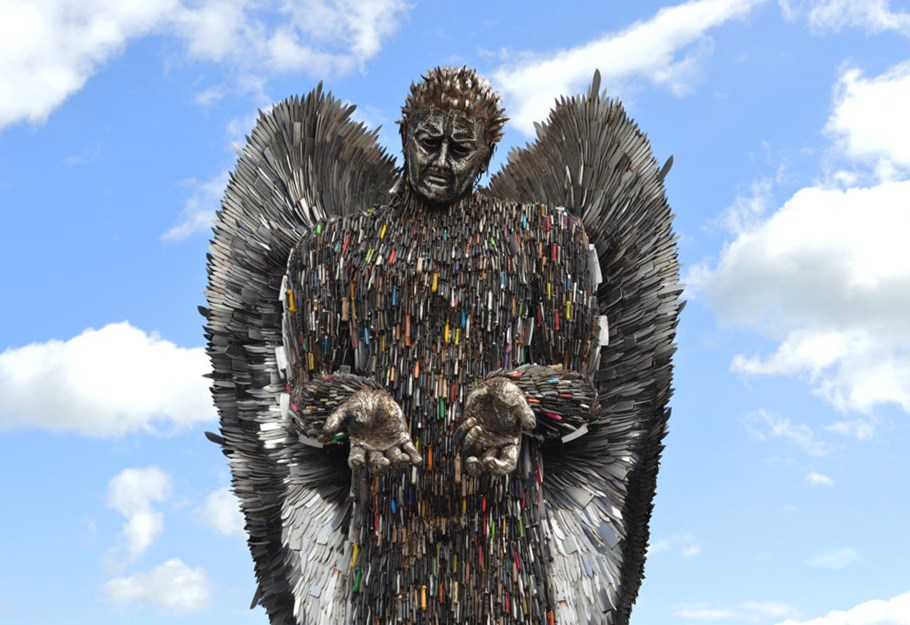 The Knife Angel visits Somerset in April