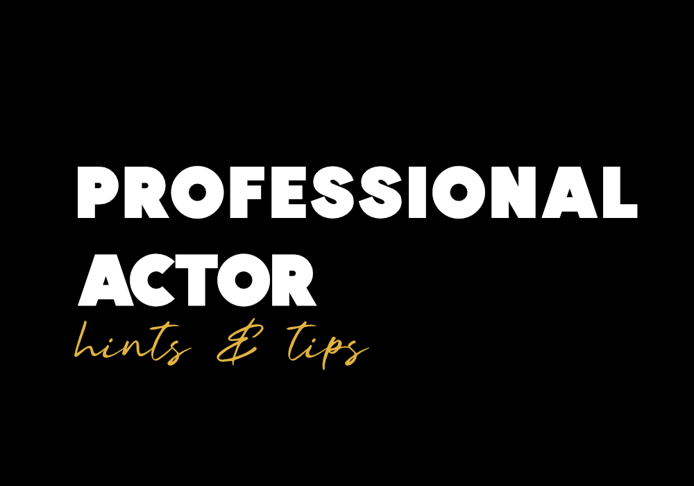 Professional Actor Hints & Tips: By Richard from Stack Studio