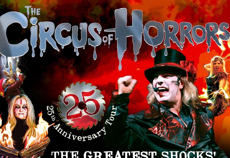 The Circus of Horrors Poster including images of cast - 25th Anniversary Tour