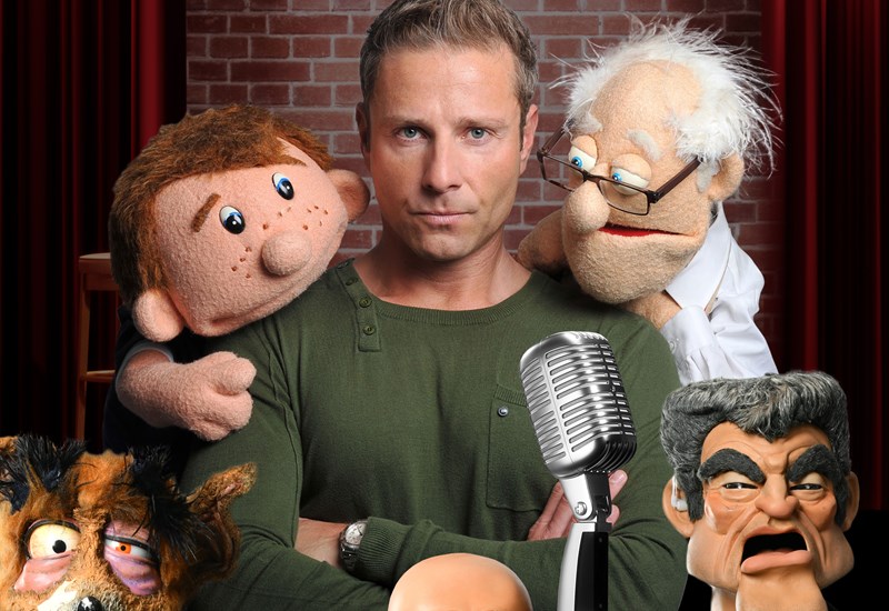Paul Zerdin and puppets