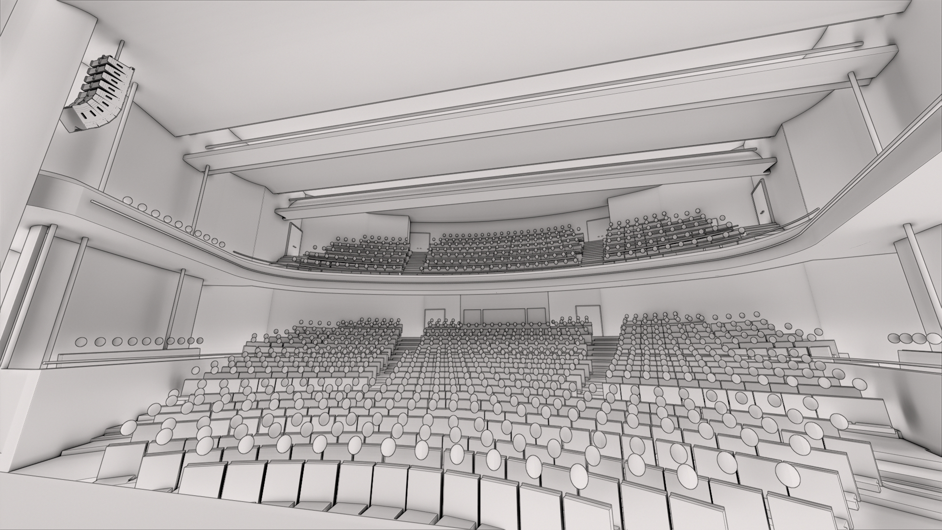 The Octagon Theatre- Reimagined View From Stage