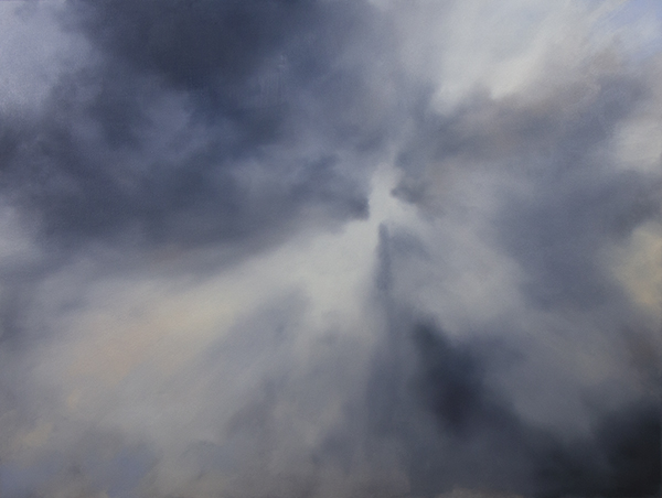 Sunlight - image of sky directly above with sunlight streaming through clouds