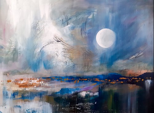 'Underneath' by Jess Egan. Captures the Moon and landscape